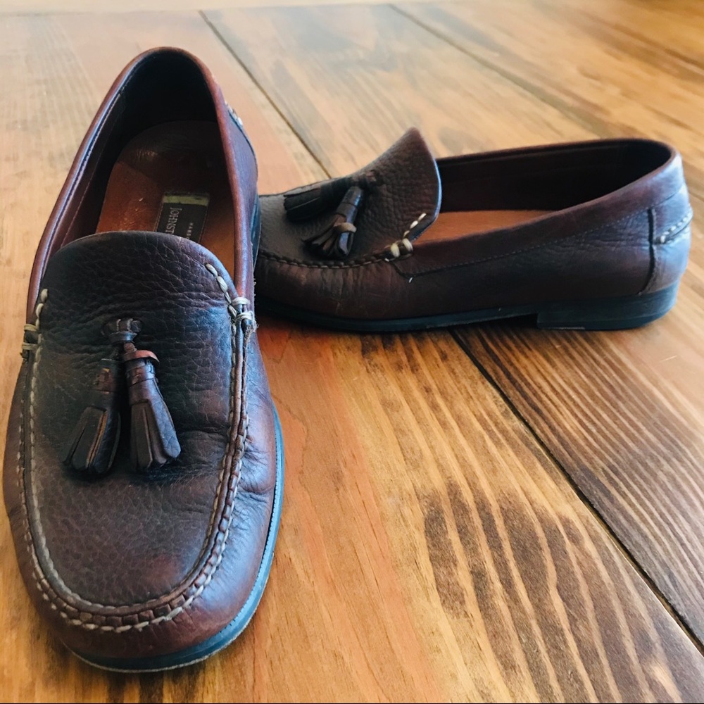 Johnston & Murphy Leather Tassel Loafers